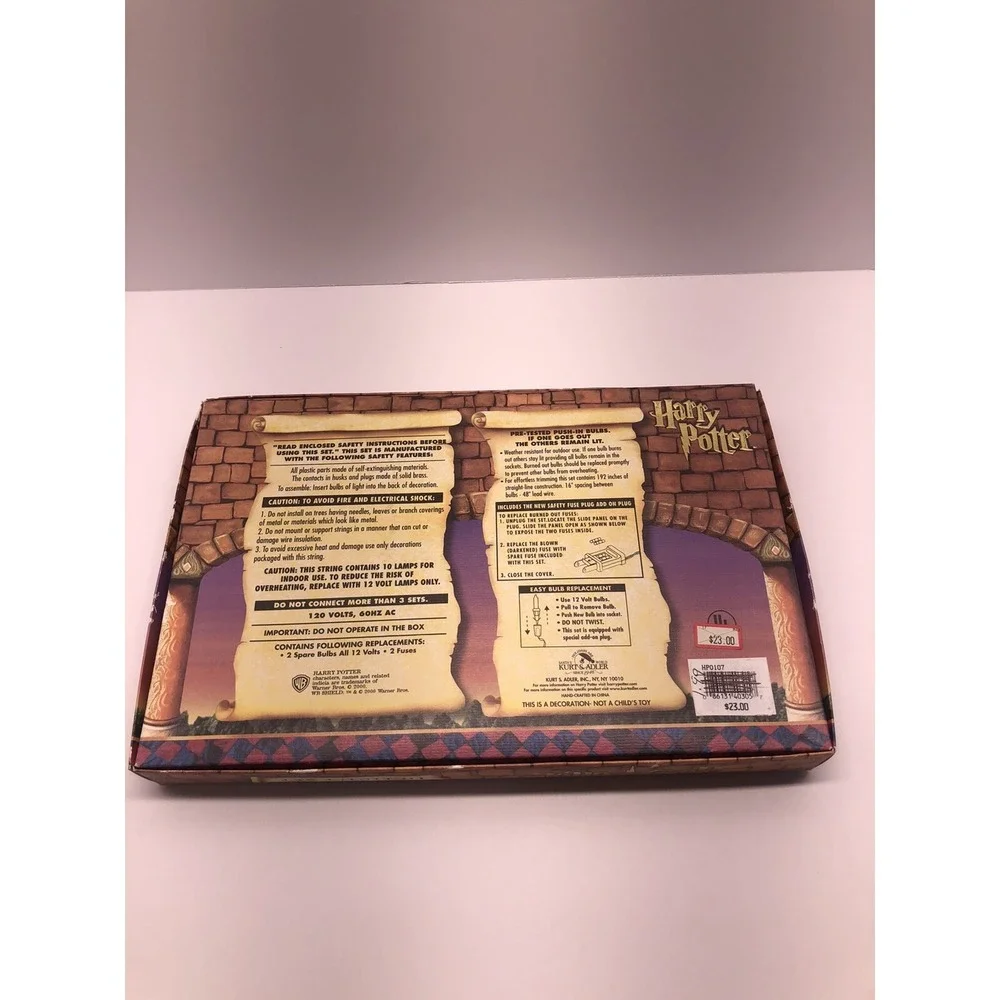 Harry Potter String Light Set, 10 Lights Ornaments Kurt S. Adler
